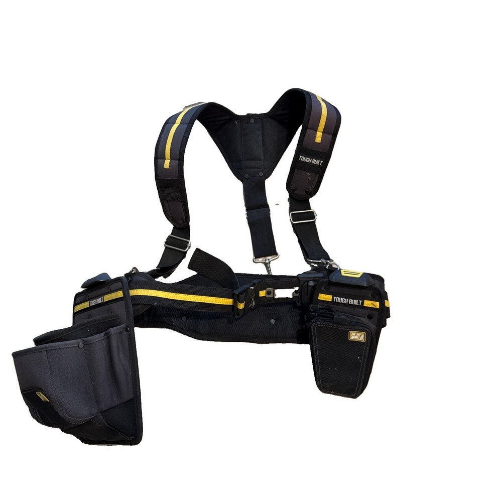 TOUGHBUILT TB CT 101 5P Pro Contractor Tool Belt Rig Set Heavy Duty